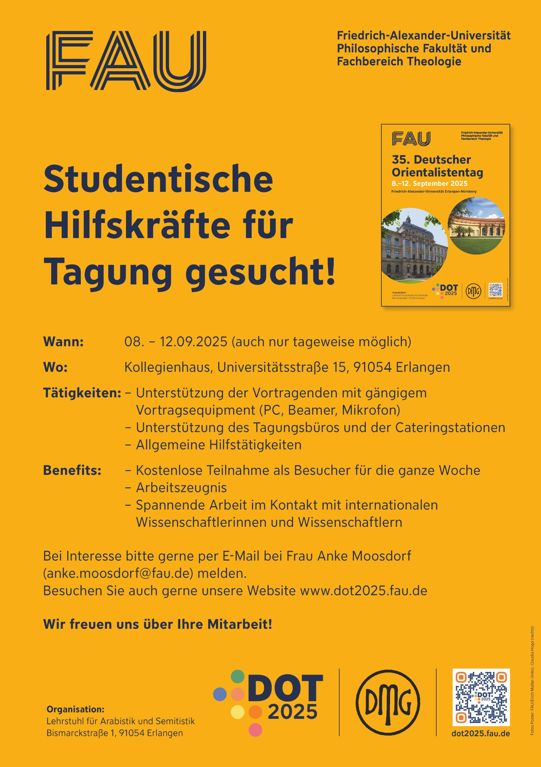 Student assistants (FAU) wanted!